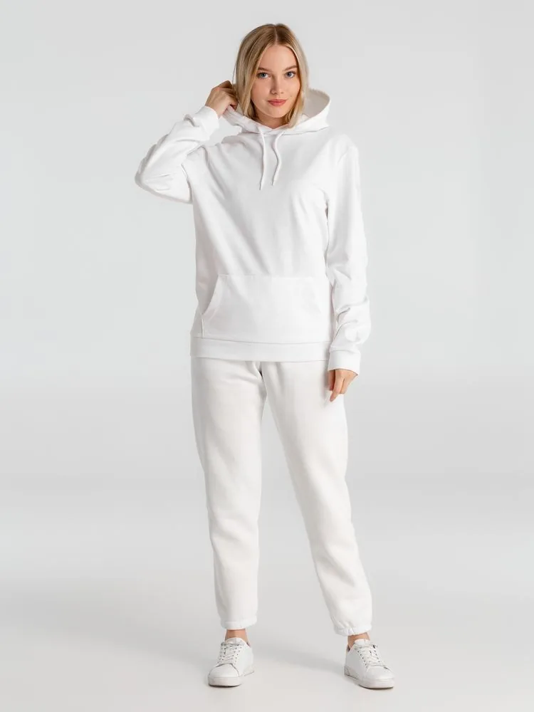Толстовка с капюшоном унисекс Hoodie, белая, размер 3XL фото 13