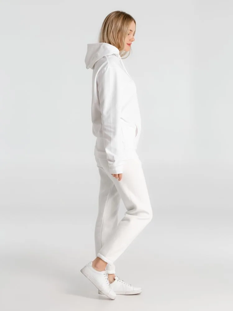 Толстовка с капюшоном унисекс Hoodie, белая, размер 4XL фото 14