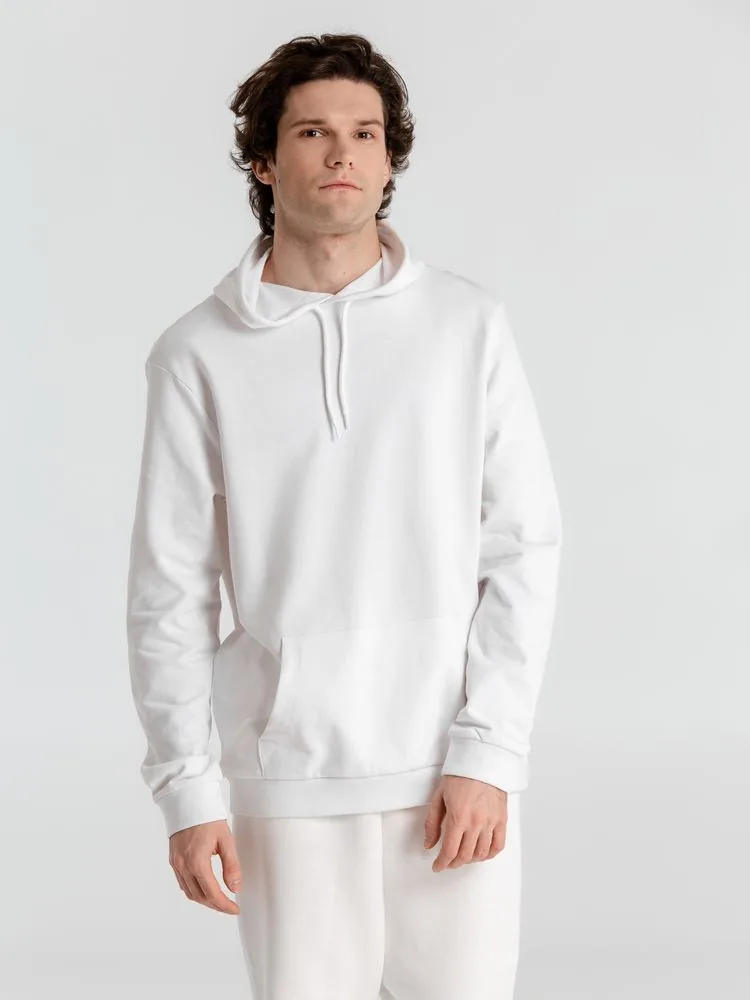 Толстовка с капюшоном унисекс Hoodie, белая, размер XL фото 7