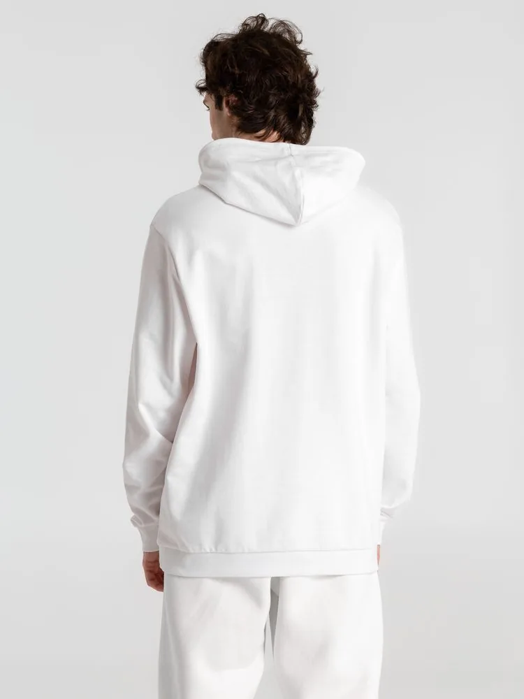Толстовка с капюшоном унисекс Hoodie, белая, размер XL фото 8