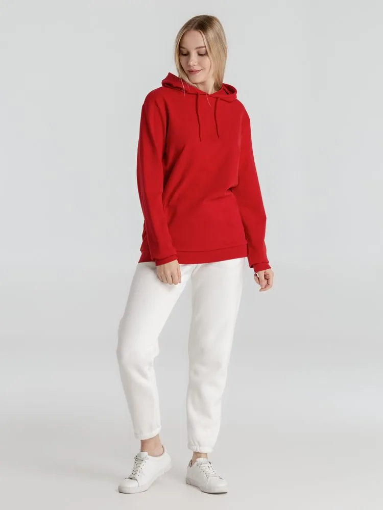 Толстовка с капюшоном унисекс Hoodie, красная, размер 3XL фото 14