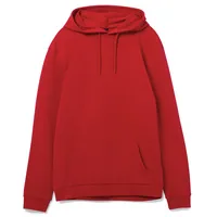 Толстовка с капюшоном унисекс Hoodie, красная, размер 4XL фото 2