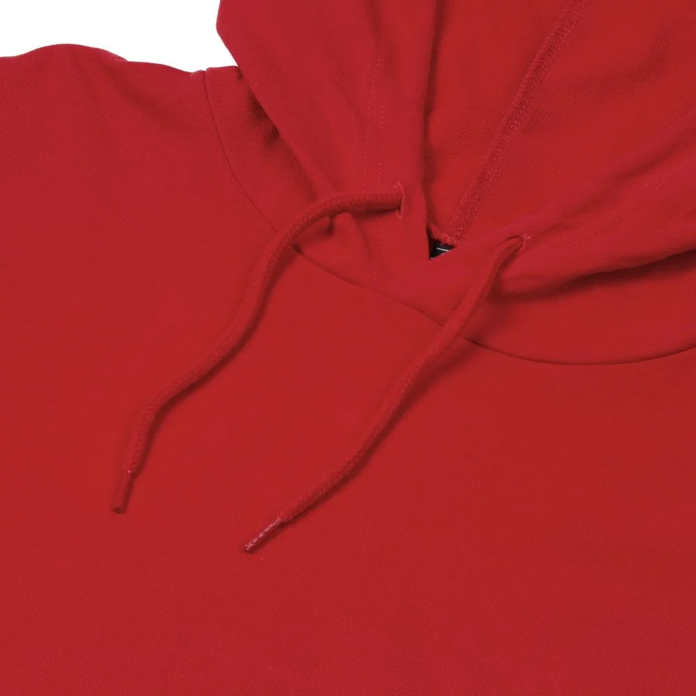 Толстовка с капюшоном унисекс Hoodie, красная, размер 4XL фото 4