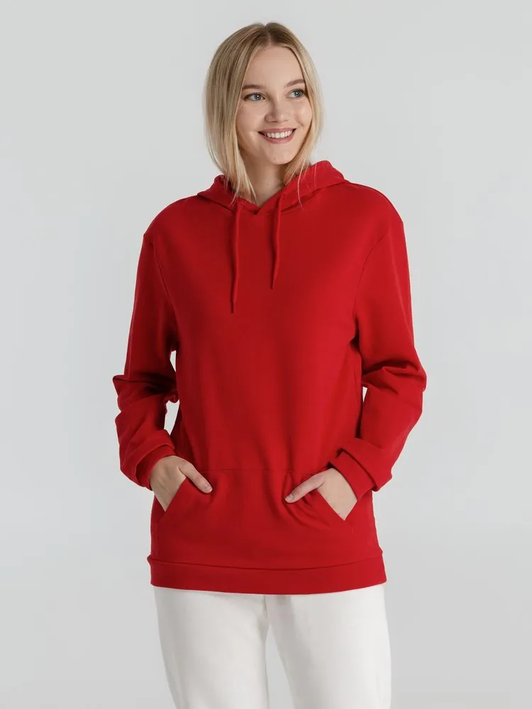Толстовка с капюшоном унисекс Hoodie, красная, размер 4XL фото 12