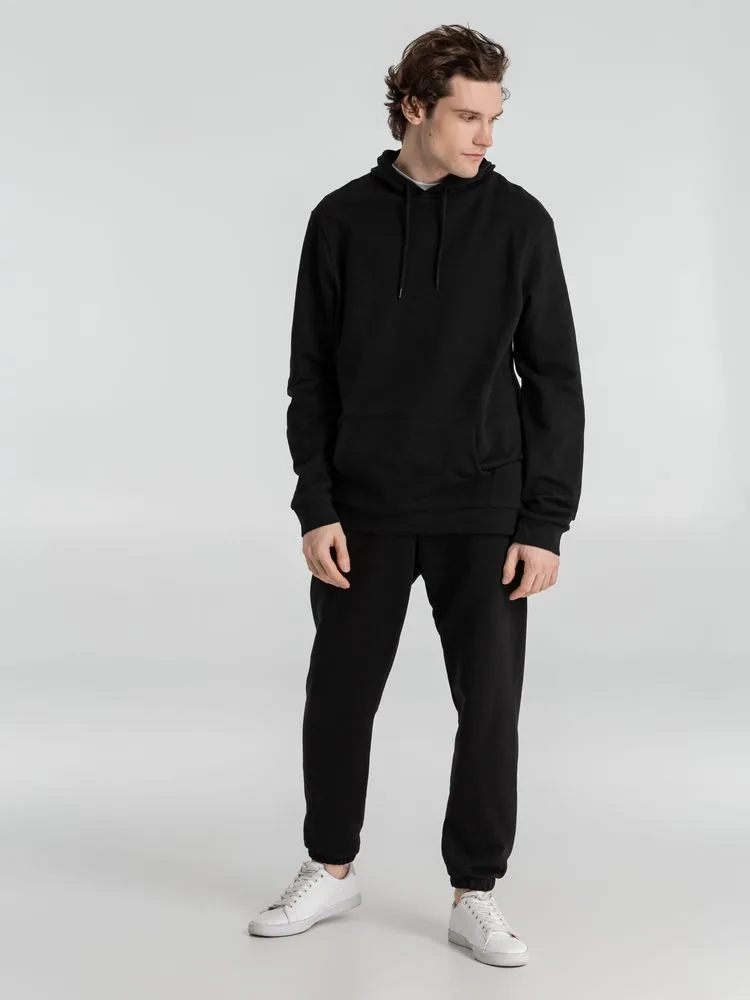Толстовка с капюшоном унисекс Hoodie, черная, размер S фото 8