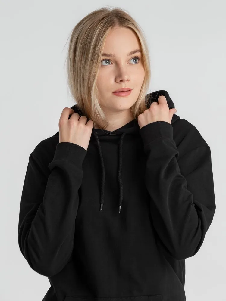 Толстовка с капюшоном унисекс Hoodie, черная, размер S фото 11