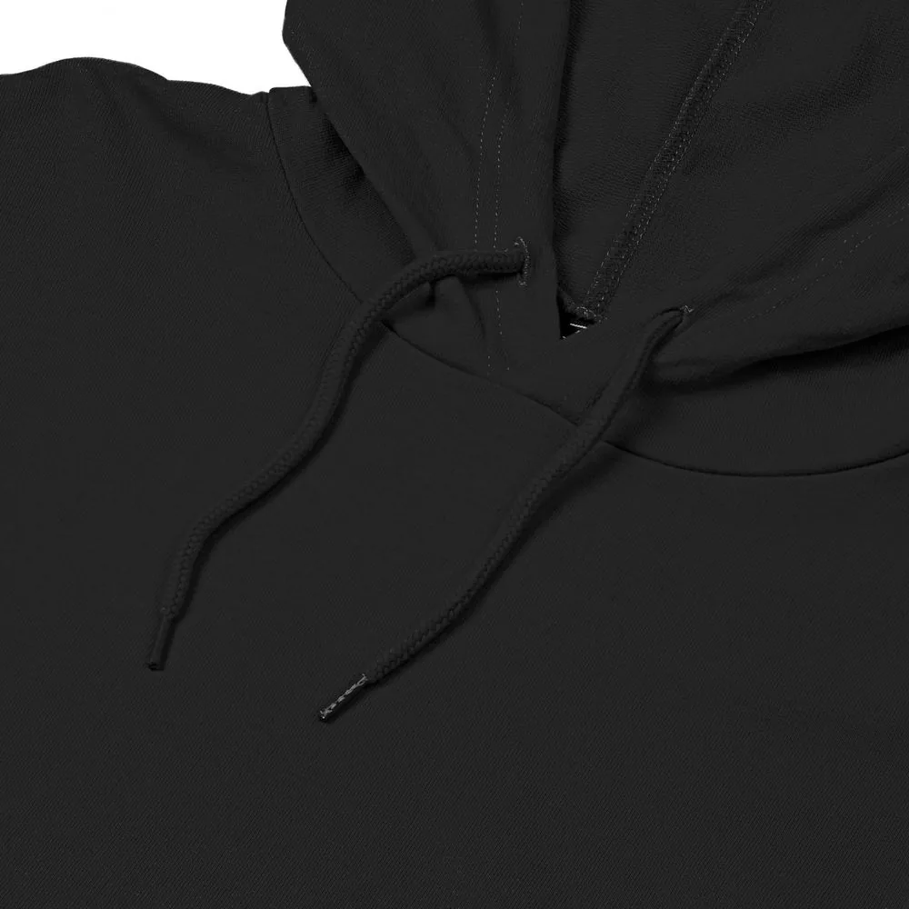 Толстовка с капюшоном унисекс Hoodie, черная, размер 4XL фото 4