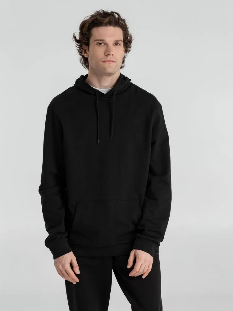 Толстовка с капюшоном унисекс Hoodie, черная, размер 4XL фото 7