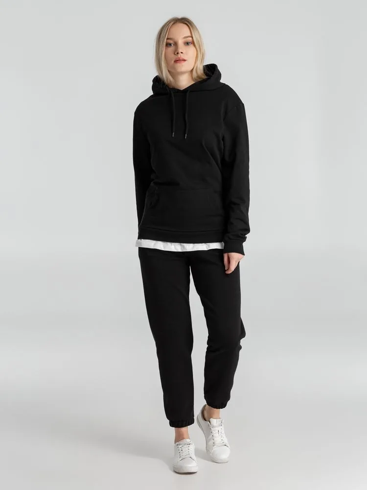 Толстовка с капюшоном унисекс Hoodie, черная, размер XS фото 12