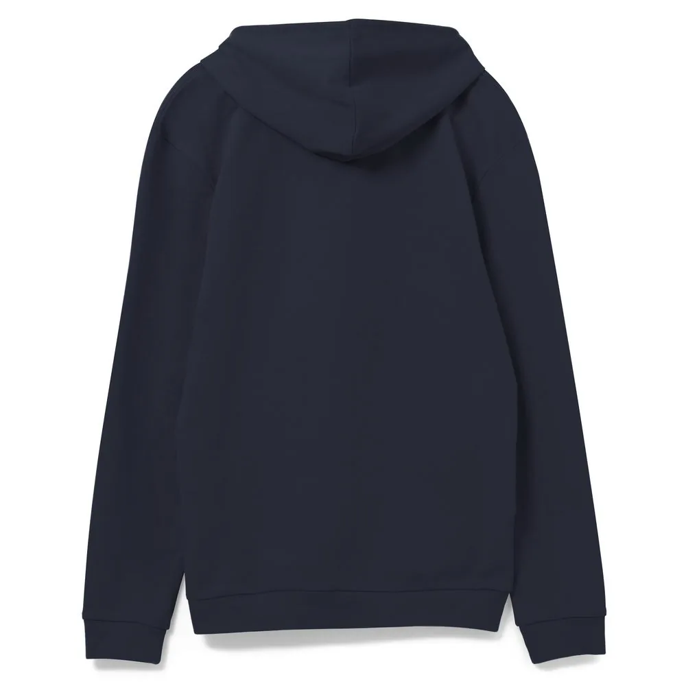 Толстовка с капюшоном унисекс Hoodie, темно-синяя, размер S фото 3
