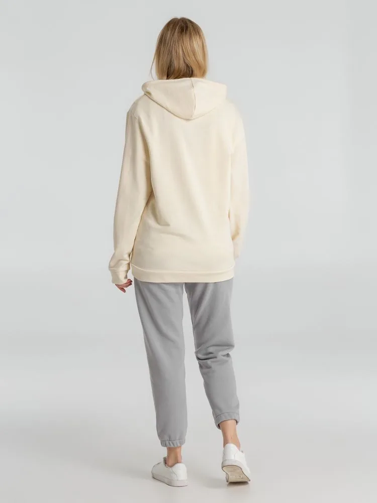 Толстовка с капюшоном унисекс Hoodie, светло-желтая, размер S фото 10