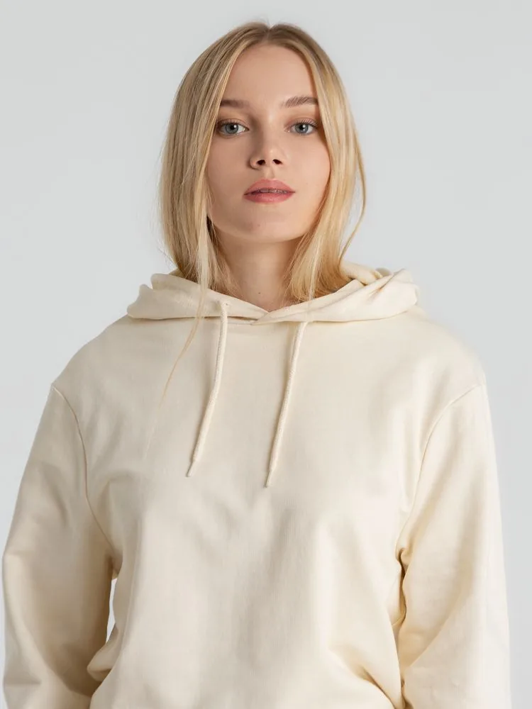 Толстовка с капюшоном унисекс Hoodie, светло-желтая, размер 3XL фото 7