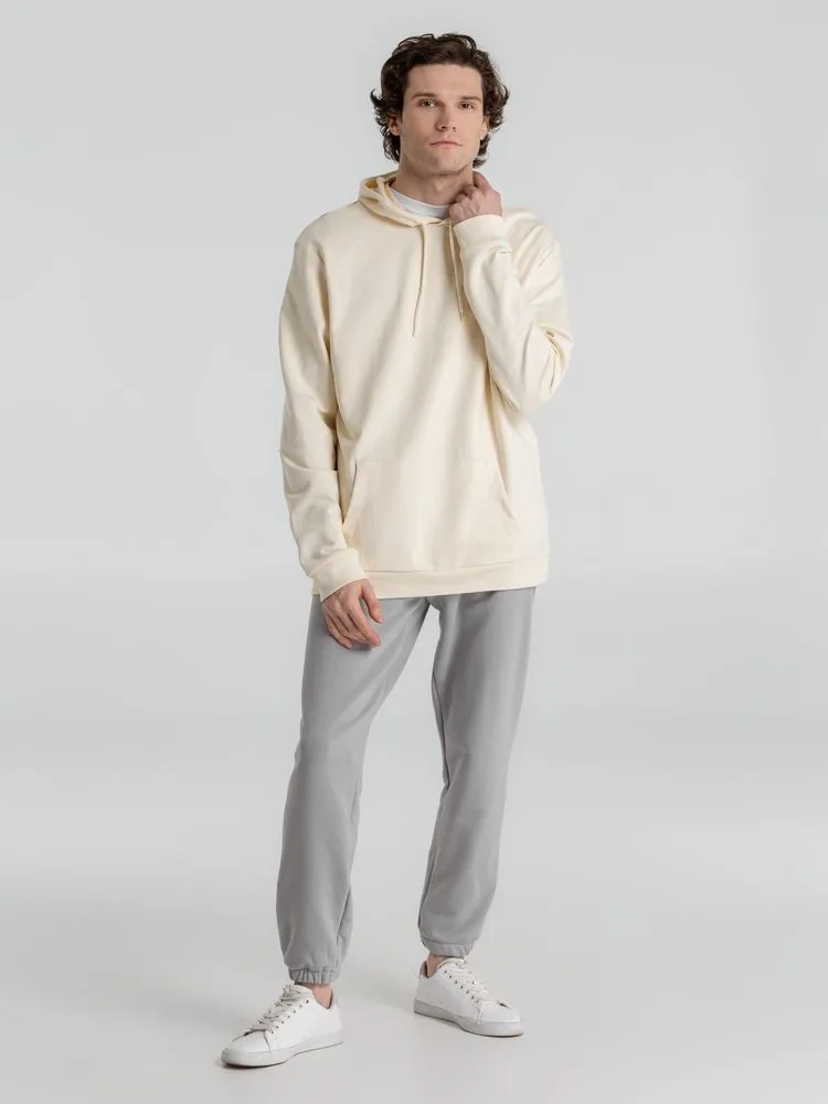 Толстовка с капюшоном унисекс Hoodie, светло-желтая, размер XS фото 12