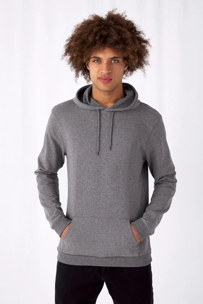 Толстовка с капюшоном унисекс Hoodie, светло-розовая, размер S фото 7