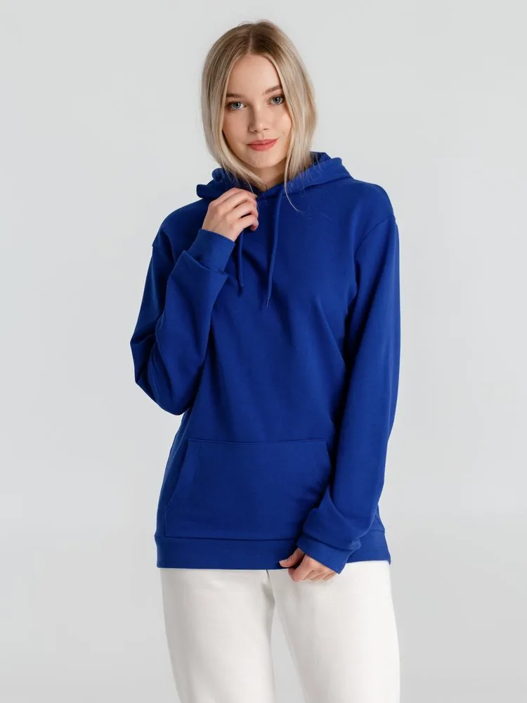 Толстовка с капюшоном унисекс Hoodie, ярко-синяя, размер S фото 7