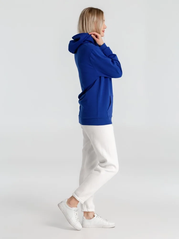 Толстовка с капюшоном унисекс Hoodie, ярко-синяя, размер S фото 10