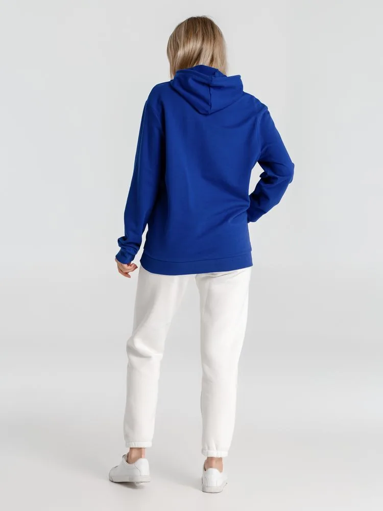 Толстовка с капюшоном унисекс Hoodie, ярко-синяя, размер S фото 11