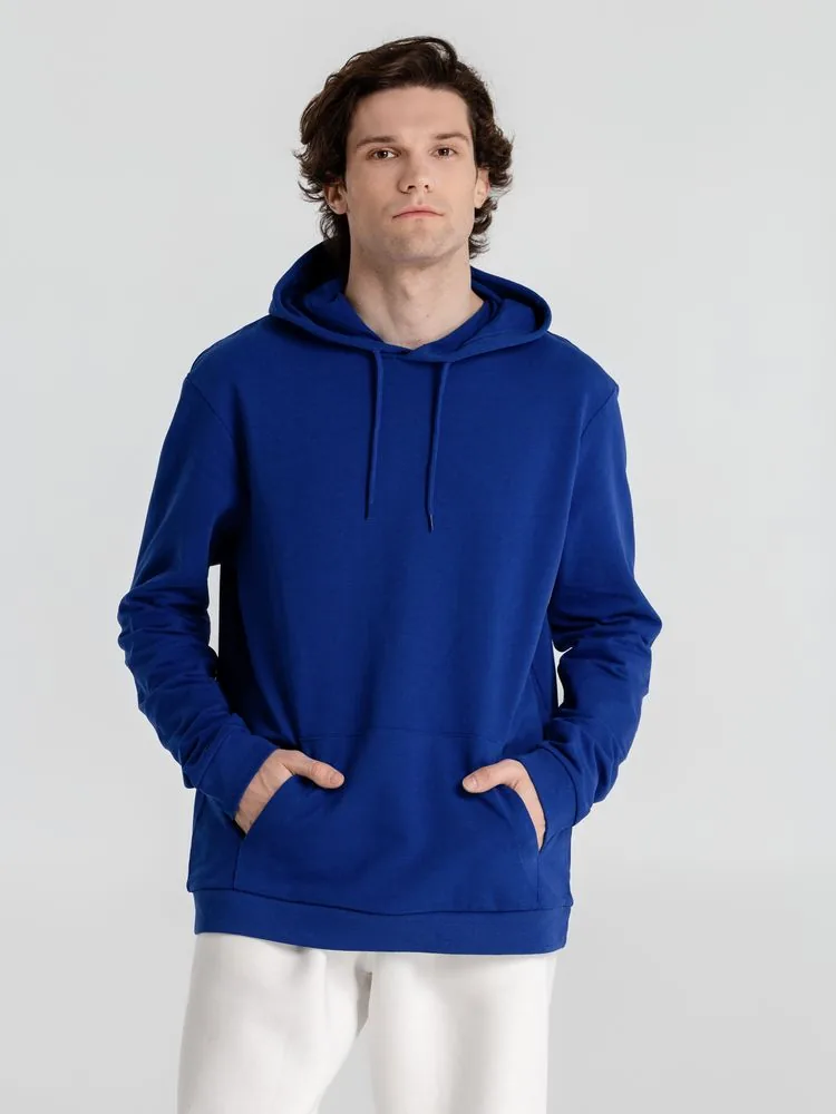 Толстовка с капюшоном унисекс Hoodie, ярко-синяя, размер S фото 12