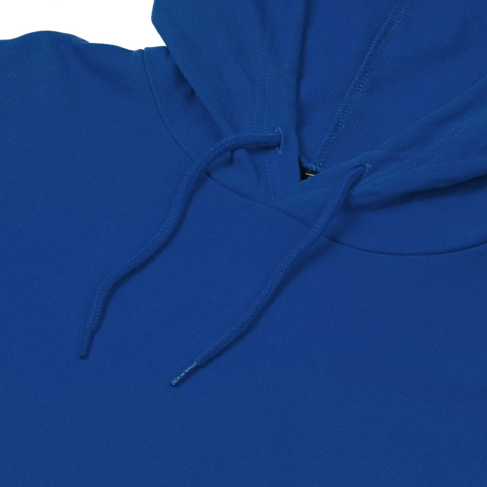 Толстовка с капюшоном унисекс Hoodie, ярко-синяя, размер XS фото 4