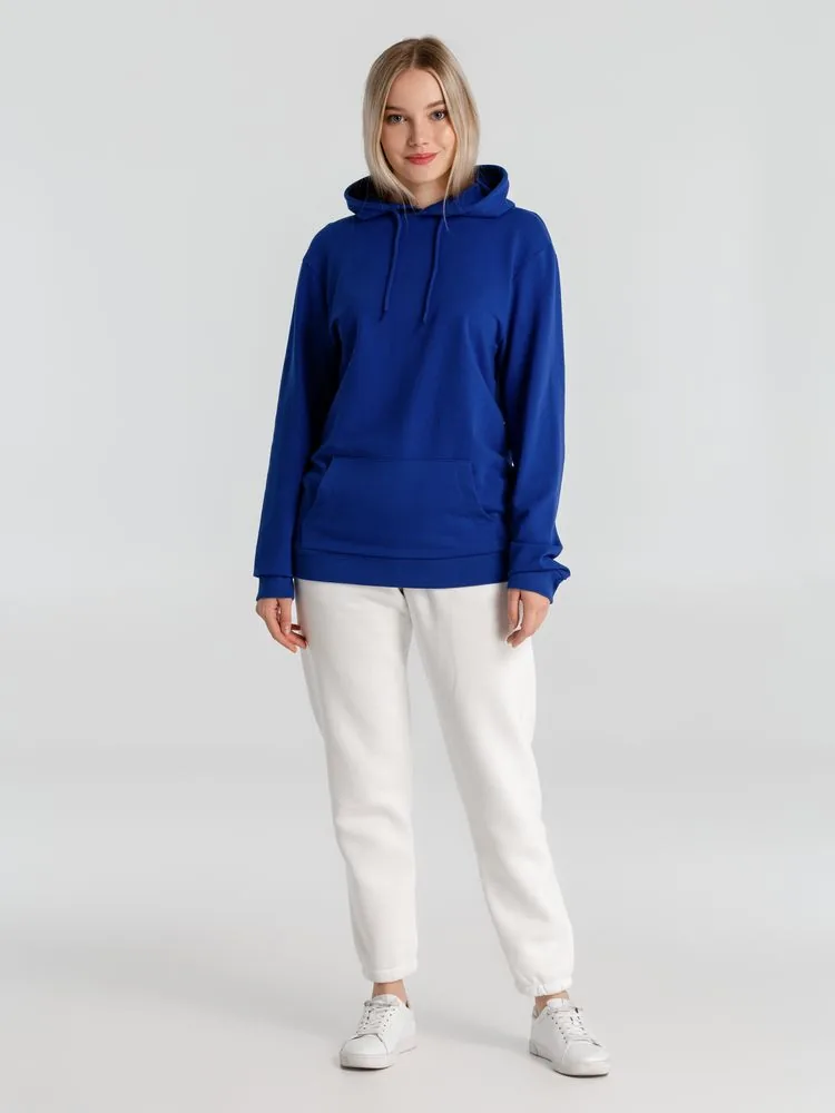 Толстовка с капюшоном унисекс Hoodie, ярко-синяя, размер XS фото 9
