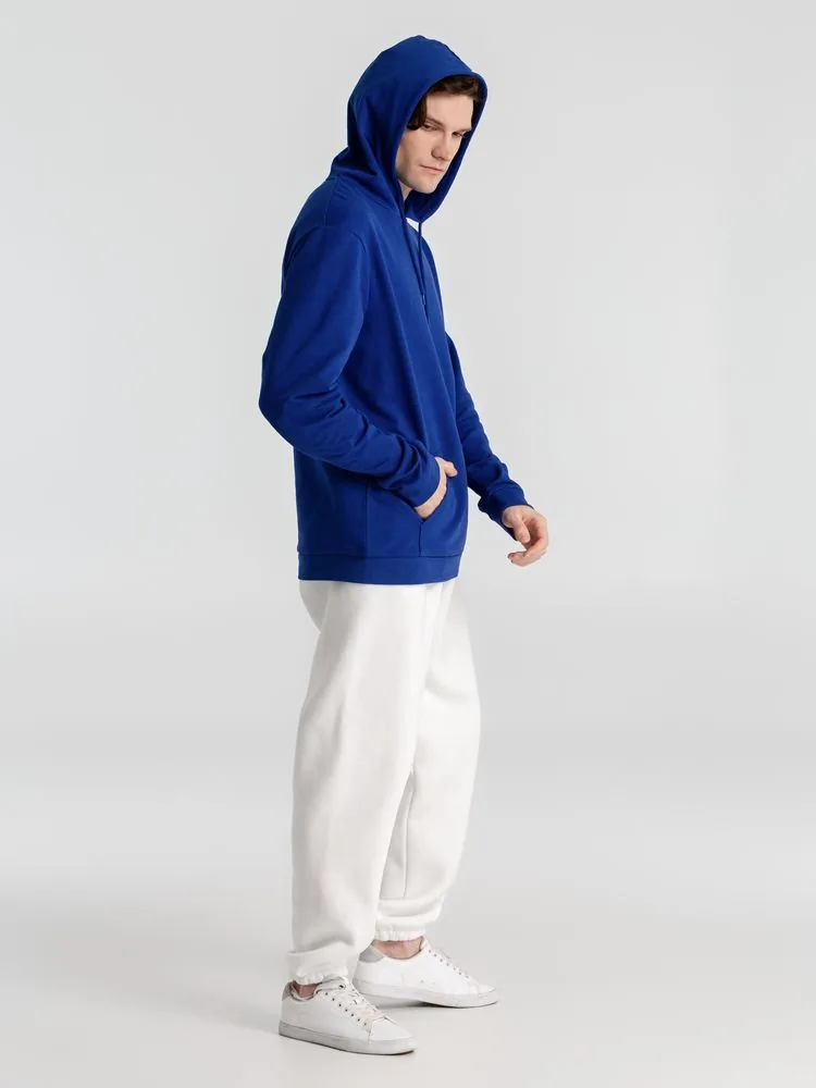Толстовка с капюшоном унисекс Hoodie, ярко-синяя, размер XS фото 15