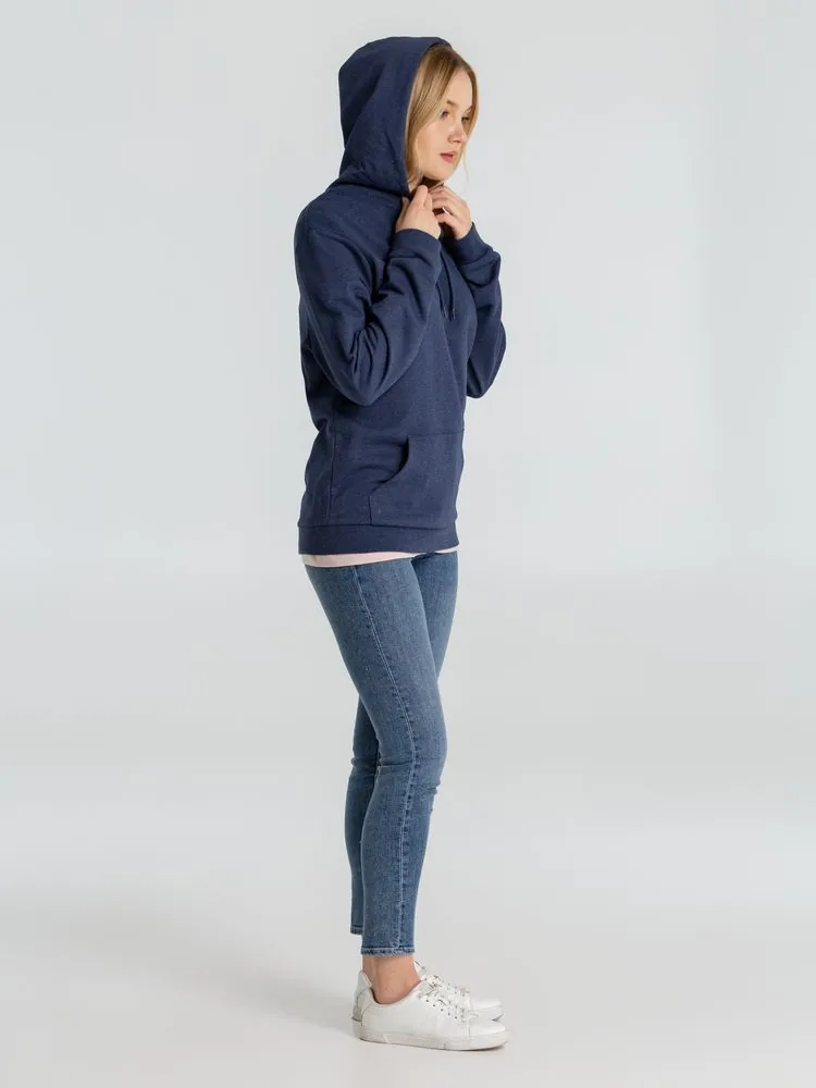 Толстовка с капюшоном унисекс Hoodie, синий меланж, размер 3XL фото 10