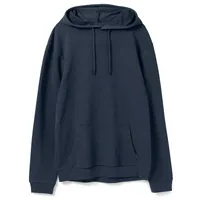 Толстовка с капюшоном унисекс Hoodie, синий меланж, размер XS фото 2