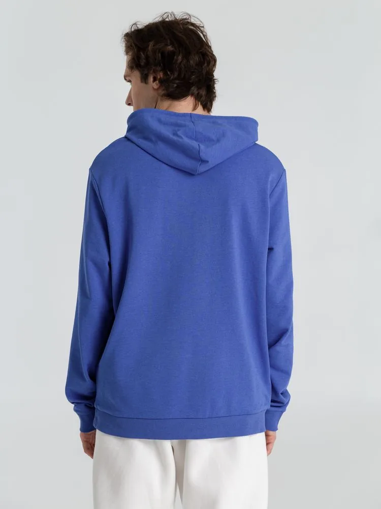 Толстовка с капюшоном унисекс Hoodie, ярко-синий меланж, размер 3XL фото 12