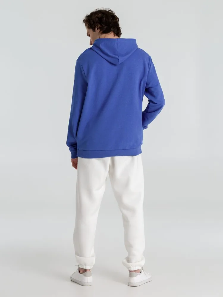 Толстовка с капюшоном унисекс Hoodie, ярко-синий меланж, размер 3XL фото 15