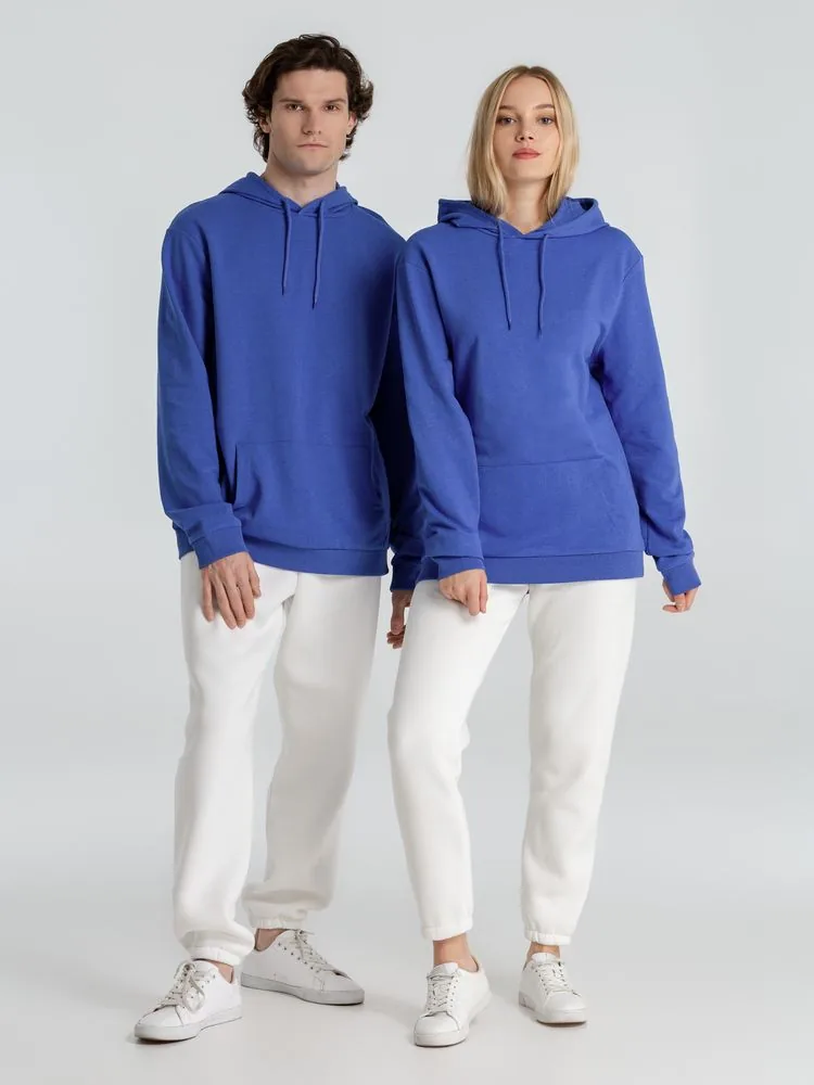 Толстовка с капюшоном унисекс Hoodie, ярко-синий меланж, размер 3XL фото 16