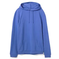 Толстовка с капюшоном унисекс Hoodie, ярко-синий меланж, размер XS фото 2