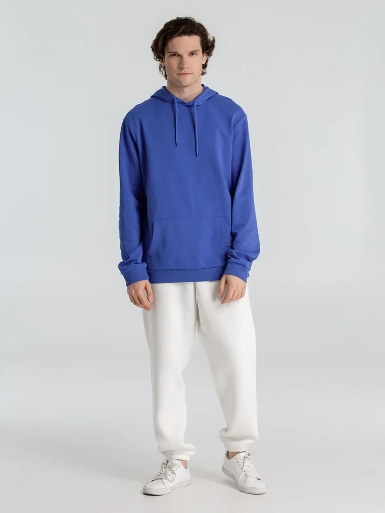 Толстовка с капюшоном унисекс Hoodie, ярко-синий меланж, размер XS фото 13