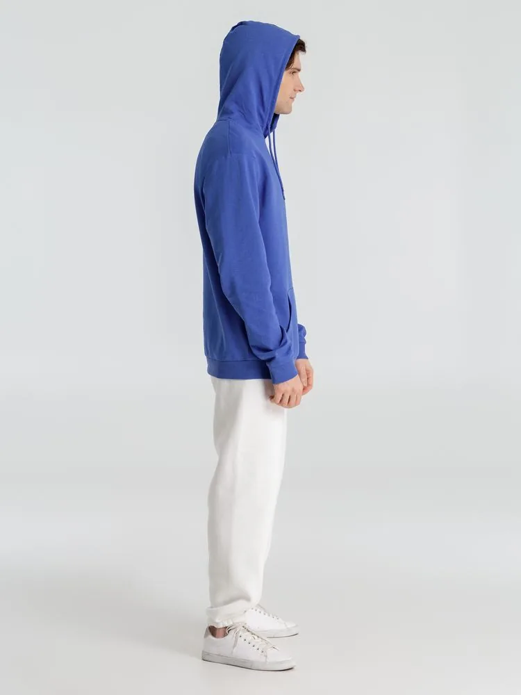 Толстовка с капюшоном унисекс Hoodie, ярко-синий меланж, размер XS фото 14