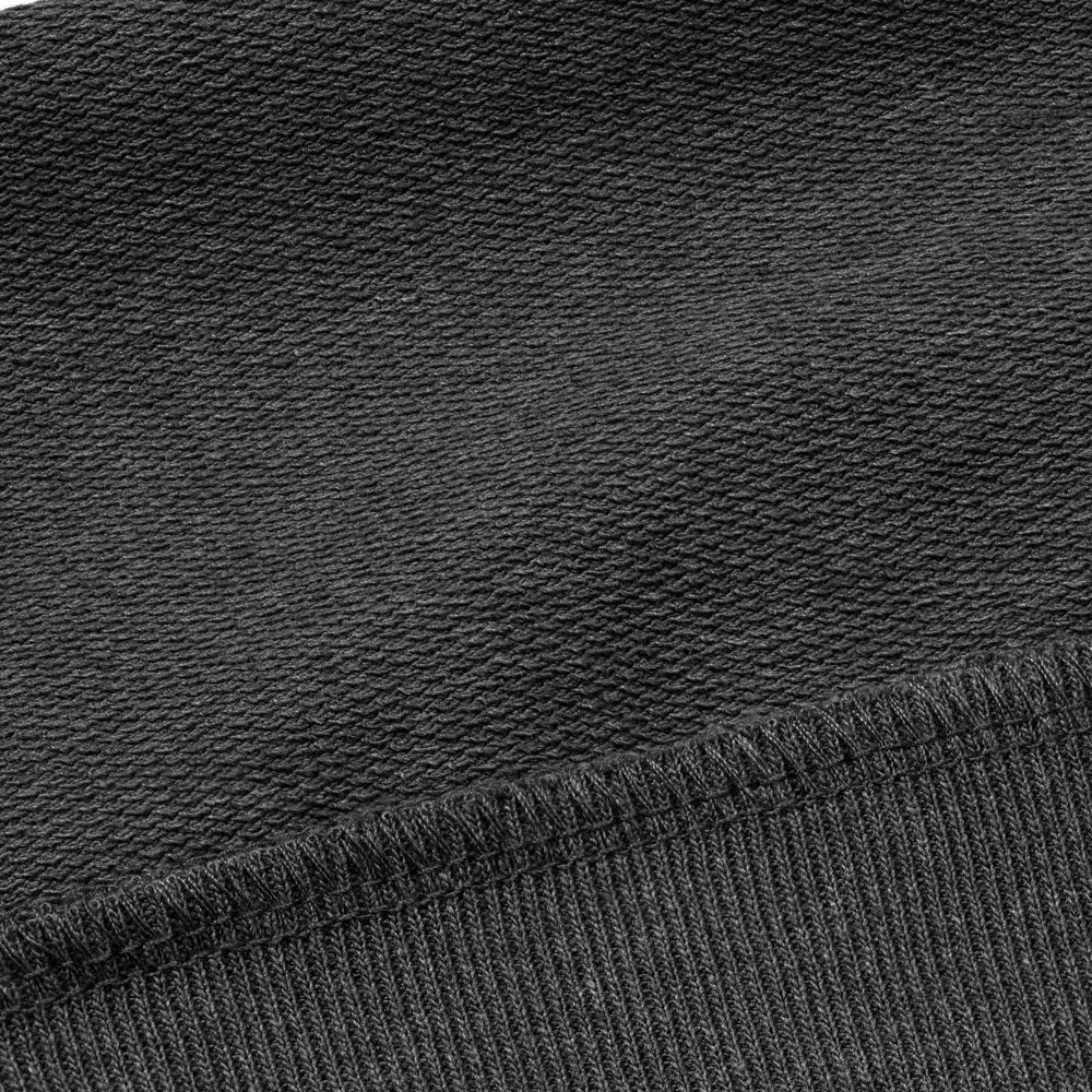 Толстовка с капюшоном унисекс Hoodie, серый меланж (антрацит), размер S фото 6
