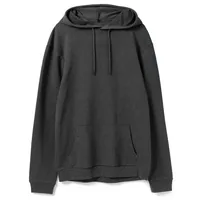 Толстовка с капюшоном унисекс Hoodie, серый меланж (антрацит), размер XS фото 2