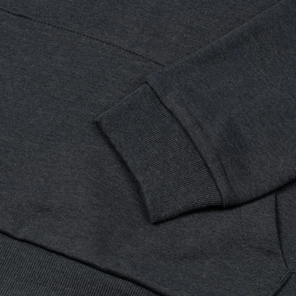 Толстовка с капюшоном унисекс Hoodie, темно-серая, размер S фото 5