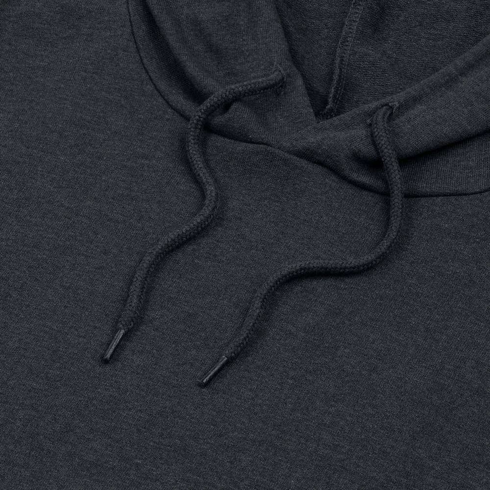 Толстовка с капюшоном унисекс Hoodie, темно-серая, размер XS фото 4
