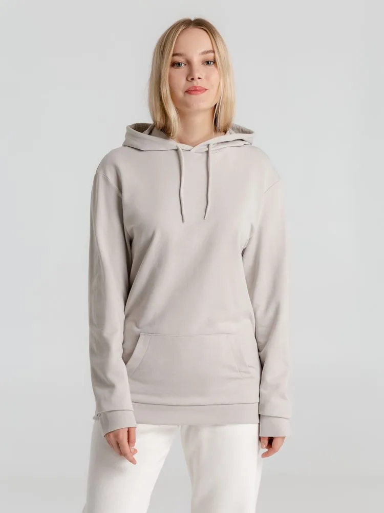 Толстовка с капюшоном унисекс Hoodie, дымчато-серая, размер XXL фото 12