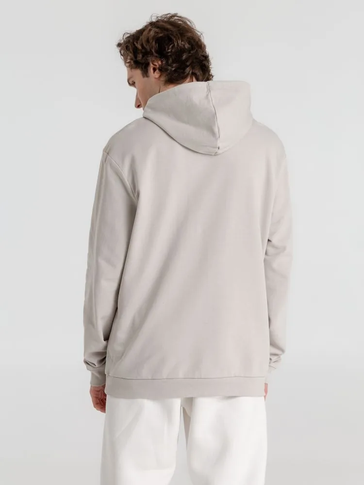 Толстовка с капюшоном унисекс Hoodie, дымчато-серая, размер XS фото 8