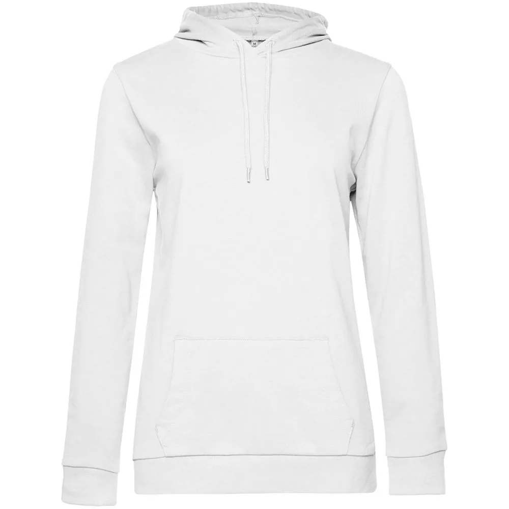 Толстовка с капюшоном женская Hoodie, белая, размер S