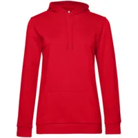 Толстовка с капюшоном женская Hoodie, красная, размер S фото 2