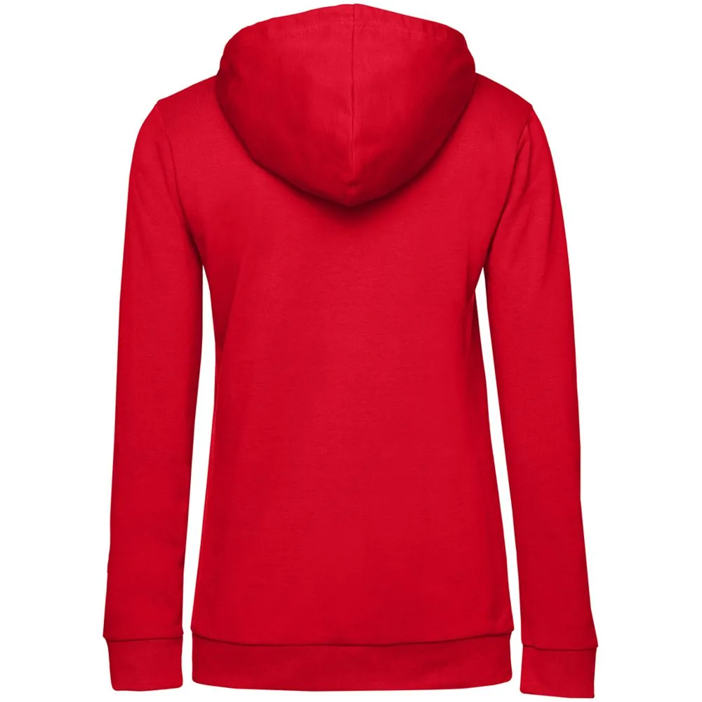 Толстовка с капюшоном женская Hoodie, красная, размер S фото 3