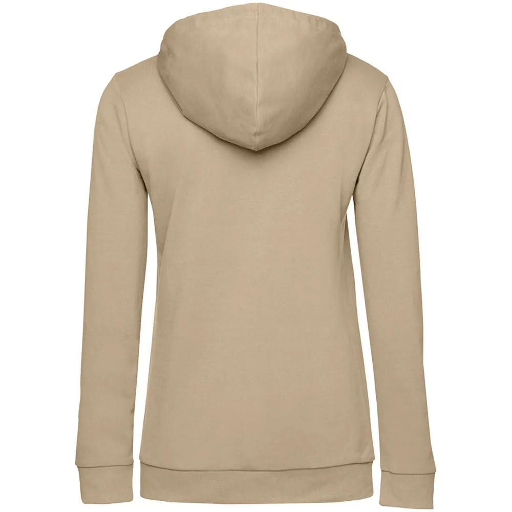 Толстовка с капюшоном женская Hoodie, бежевая, размер XS фото 3
