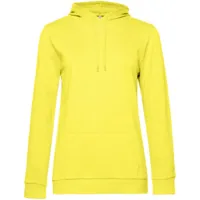 Толстовка с капюшоном женская Hoodie, желтая, размер XS фото 2