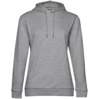 Толстовка с капюшоном женская Hoodie, серый меланж, размер M фото 2
