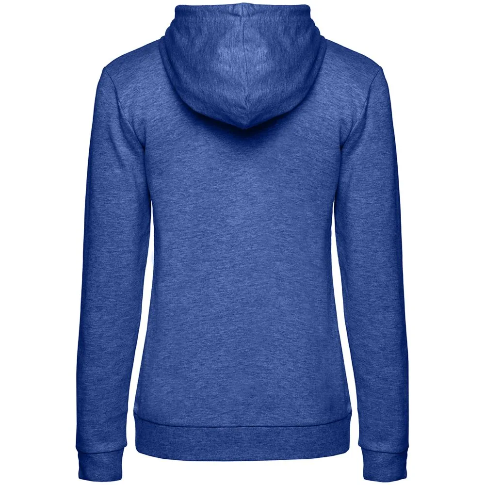 Толстовка с капюшоном женская Hoodie, ярко-синий меланж, размер XS фото 3