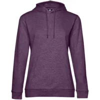 Толстовка с капюшоном женская Hoodie, фиолетовый меланж, размер S фото 2