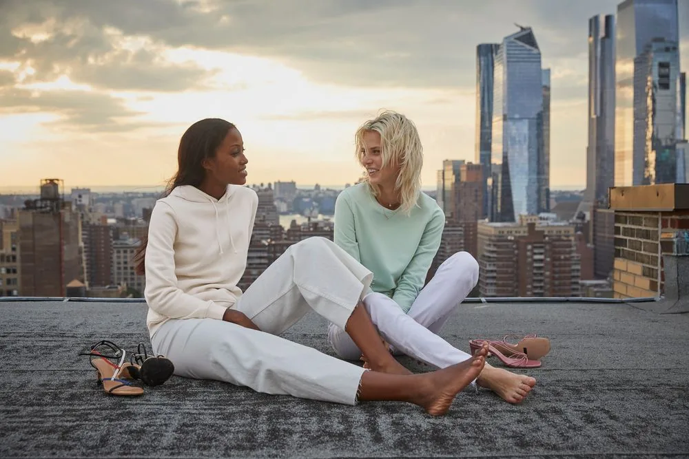Свитшот женский BNC Inspire (Organic), фиолетовый, размер S фото 7