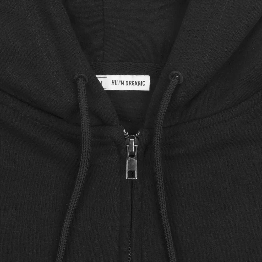 Толстовка на молнии с капюшоном женская BNC Inspire (Organic), молочно-белая, размер XS фото 4