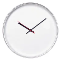Часы настенные ChronoTop, серебристые фото 2